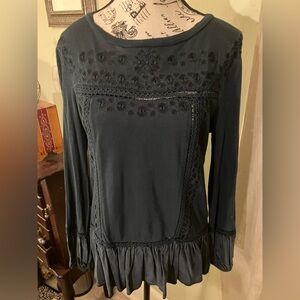 Sundance embroidered top, S